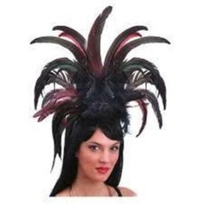 CERCHIETTO C/PIUME NERA