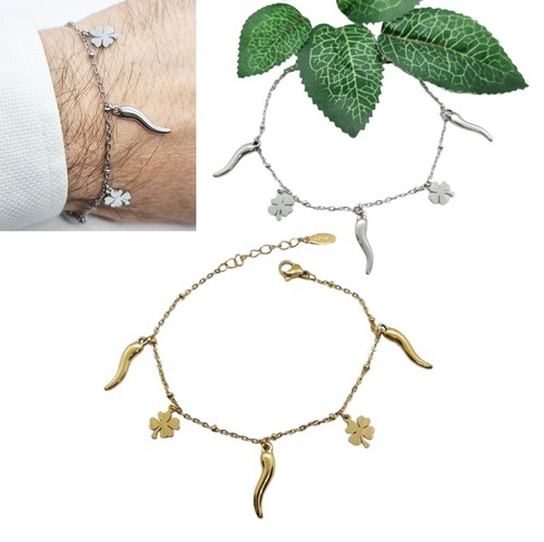 Bracciale quadrifoglio