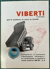 Rara Pubblicità Autocarro VIBERTI 180 VF-4x4  del 1959