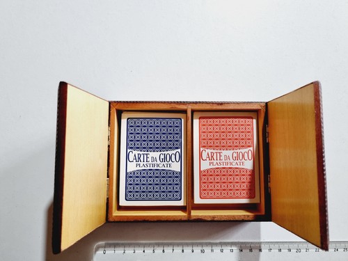 Carte gioco con - con, cofanetto