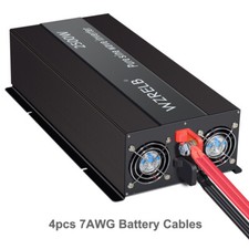 Inverter onda sinusoidale pura 2500W 48V 110V 220V potenza camion solare casa motore auto LCD