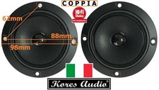 2 Pz Kores Audio Tweeter Hi-Fi a Cono Chiuso Ø 10 Cm. (98mm) "Tipo" Bose 107405