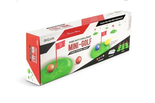 Mini golf nine hole - nine, putting