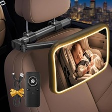 Carastek Bodpymrfl4 Specchietto Retrovisore Bambini Auto con Luce