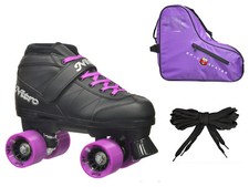 Epic Purple Super Nitro Quad Speed Roller Skate Confezione da 3 pezzi