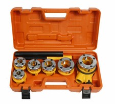 Filiera per tubi 6 pezzi con prolunga leva estensore in valigetta filettatrice 