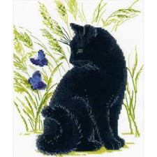 Riolis Set punto croce "Gatto