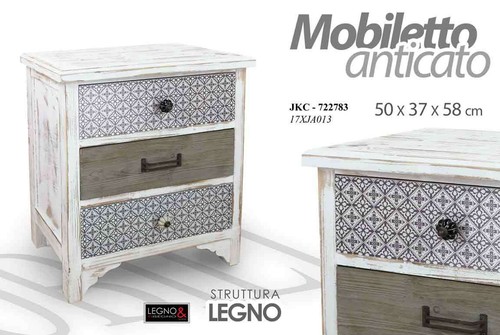 Mobiletto anticato struttura - anticato,