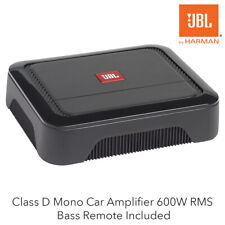 JBL CLUB A600 - Amplificatore mono auto classe D 600 W telecomando bassi RMS incluso