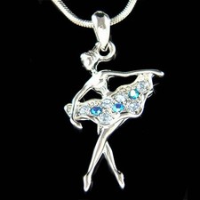Collana ballerina blu - da,