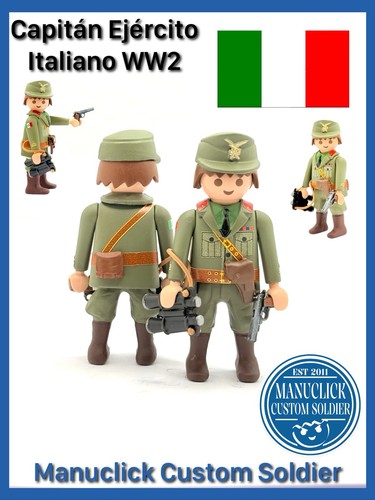 Playmobil custom ww2 capitán - playmobil,