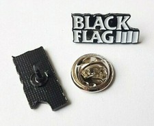 BLACK FLAG SMALL PIN MBA 207