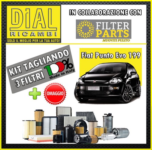Kit tagliando filtri 3pz - kit,