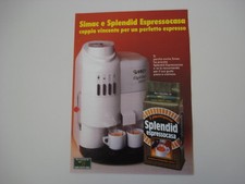 advertising Pubblicità 1989 SIMAC e CAFFE' SPLENDID
