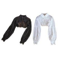 Moda Pizzo Floreale Falso