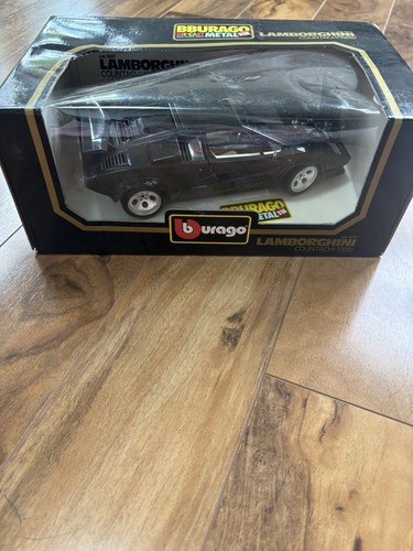 Burago black 1988 lamborghini - black,