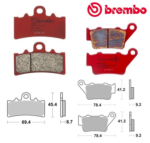 Kit brembo pastiglie freno - kit,