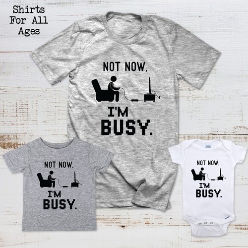 Not now busy camicia - not,