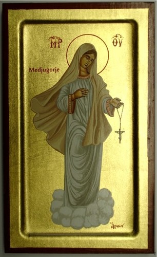 Maria medjugorje icona - maria,