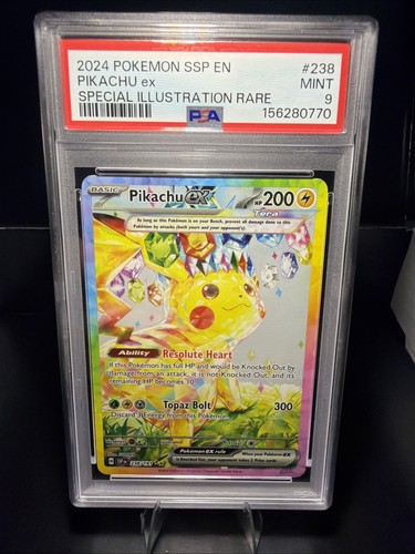 Psa pikachu 238 191 sv08 - 9, ex