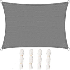 Vela Ombreggiante 3X5M in HDPE 180 G/M² Traspirante Tenda a Vela Parasole Rettan