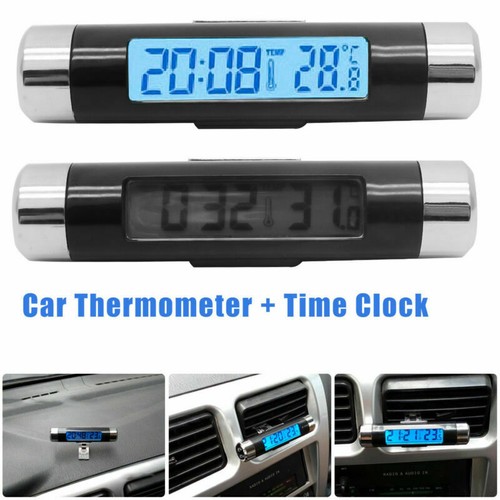 Orologio auto termometro forma - orologio,