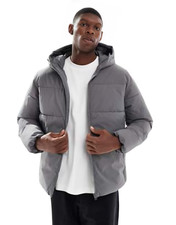 Giubbotto Uomo Grigio Puffer |