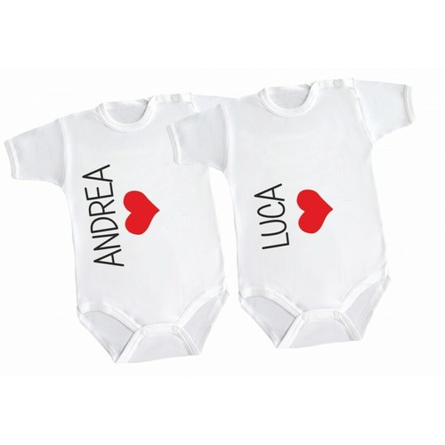 Coppia body neonato gemelli - neonato,