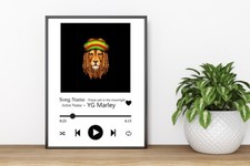 Song Play List Art Print , A4