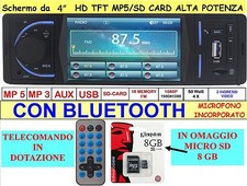 STEREO PER AUTO AUTORADIO CON