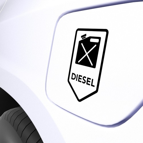 Adesivo serbatoio diesel - , 11x6