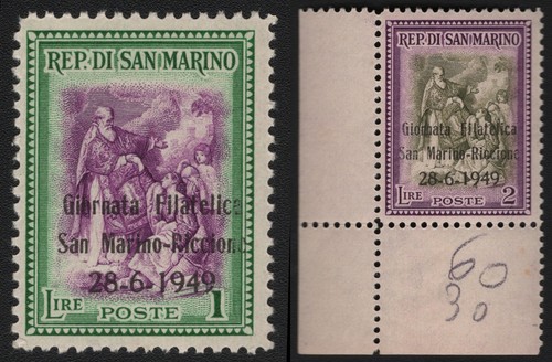 San marino stamp exhibition - san,