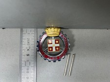 Placca metallo smaltato AUTOMOBILE CLUB DOMODOSSOLA auto epoca