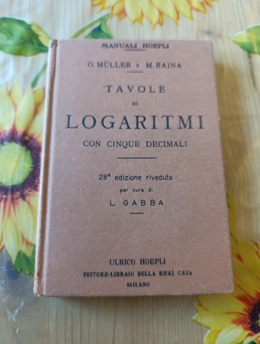 Tavole dei logaritmi muller - logaritmi,
