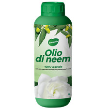 Gardemia Olio di Neem per Piante 1L 100% Vegetale Contro Avversità delle Piante