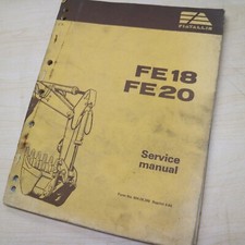 FIAT ALLIS FE18 FE20 Cingolato