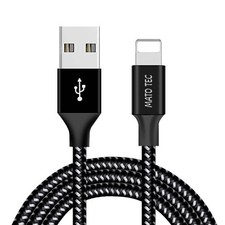 Cavo di ricarica iPhone cavo dati nylon veloce per 7 8 X 11 12 13 14 IOS 8 pin 1-3 m