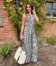 Qed london tuta donna stampa - london,