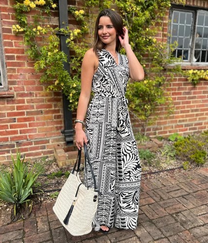 Qed london tuta donna stampa - london,