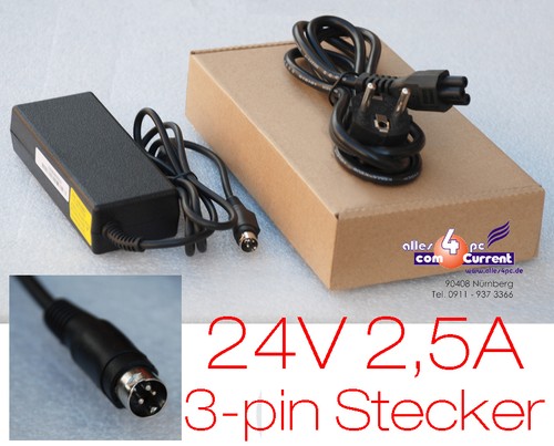 24v alimentatore 3 pin - 24v, 2,5a