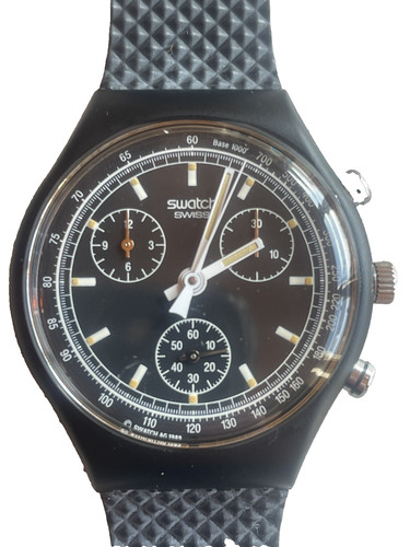 Raro swatch chrono black - swatch,