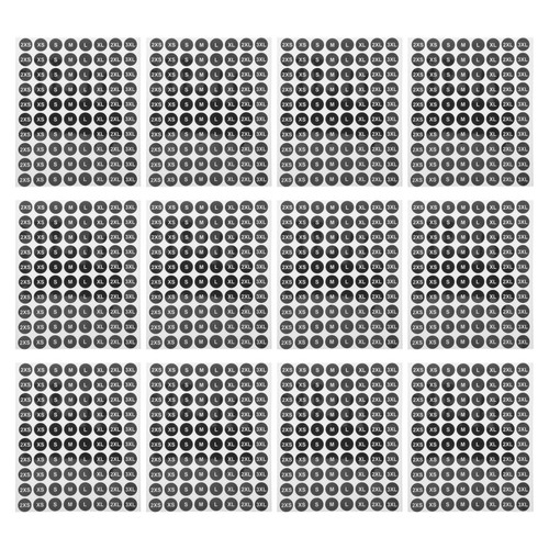 500 etichette adesive - , per
