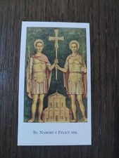 Santi Nebore e Felice, Holy Card, Paco 168, Preghiera del Cardinale Pignedoli