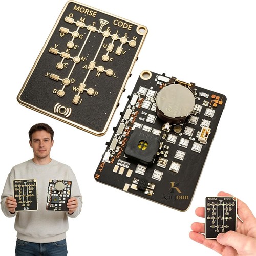 Morse code trainer card - trainer,