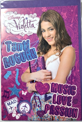 Violetta disney biglietto - disney,