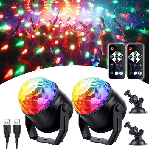 Luci discoteca rgb portatile - luci,