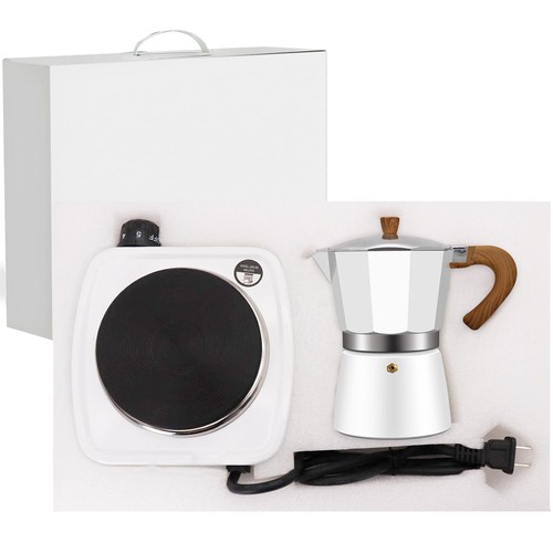 2in1 aluminum moka pot set - 2in1,