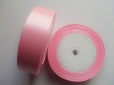 20metri nastro  Raso lucido,satin 25mm colore rosa per bomboniere