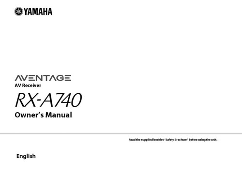 Yamaha a740 ricevitore - yamaha, rx-a740