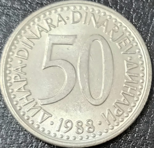 Jugoslavia moneta dinari - jugoslavia, 50